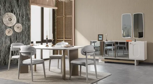 Product img 1, Antik Ahşap Ayaklı Yemek Odası Takımı